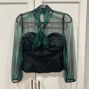 NWT  Corset Style Top